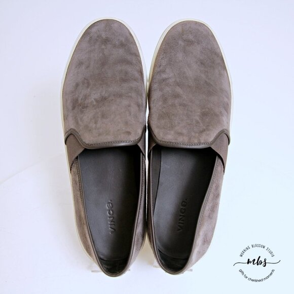 Vince Preston Suede Slip Ons - Picture 12 of 12